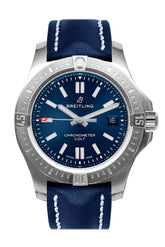 Breitling New Colt 44Mm Blue Leather A17388101 C1X1 Watch